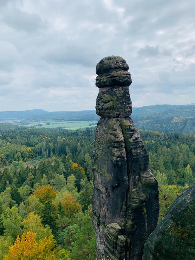 Ferienwohnung Am Malerweg Königstein Esterno foto
